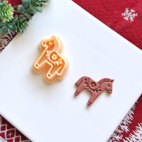 Dala Horse Polymer Clay Cutter