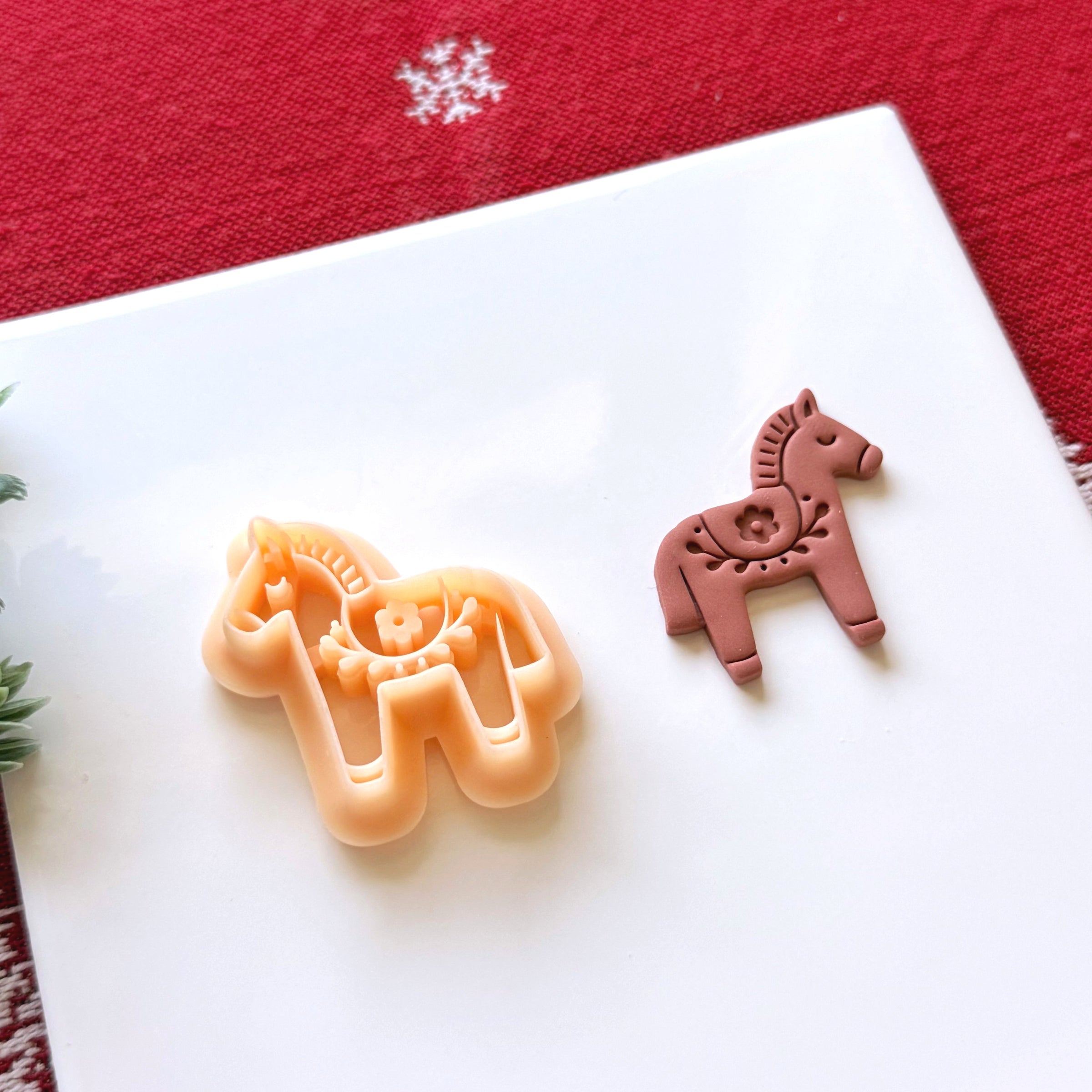 Dala Horse Polymer Clay Cutter