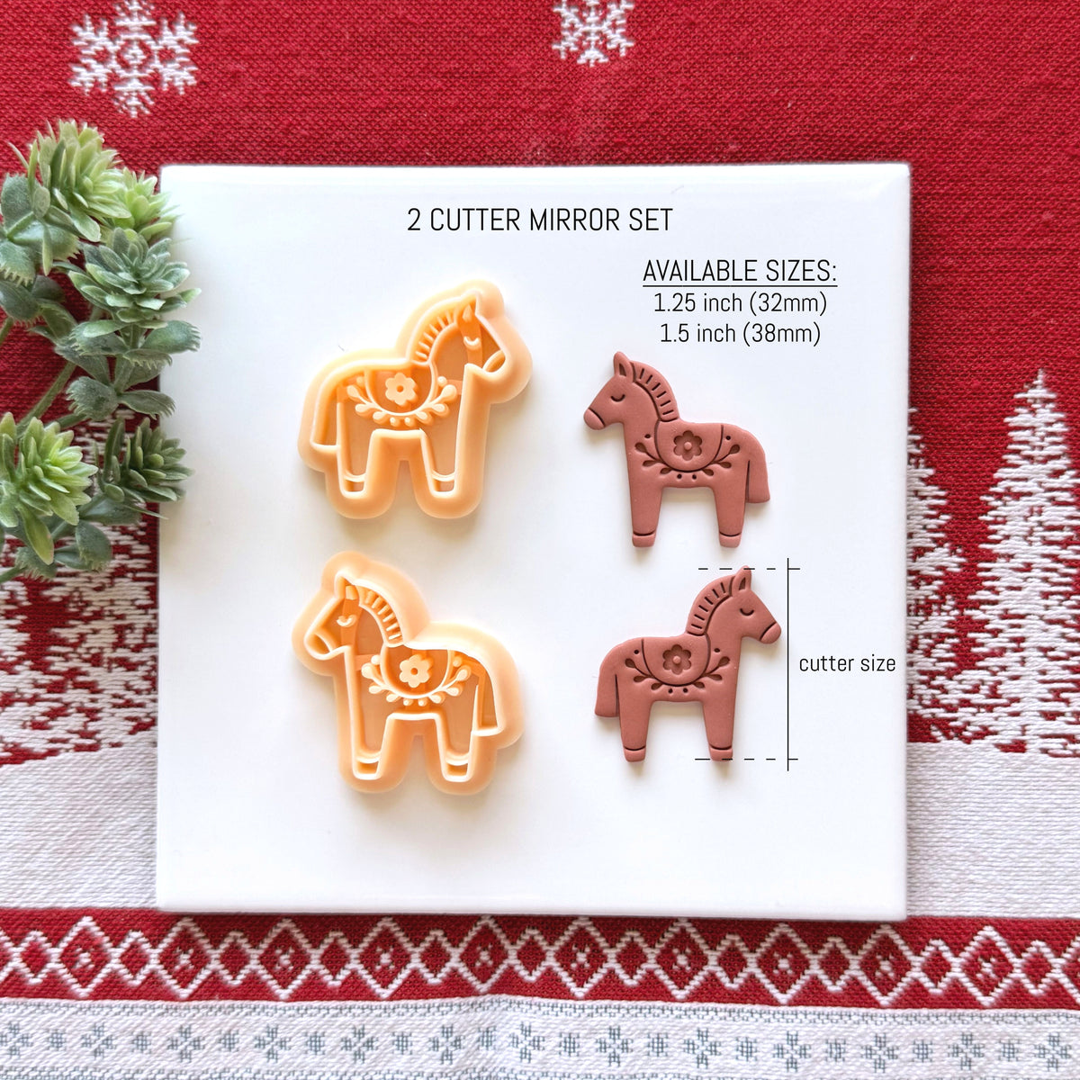 Dala Horse Polymer Clay Cutter