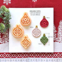 Christmas Ornaments Polymer Clay Cutter