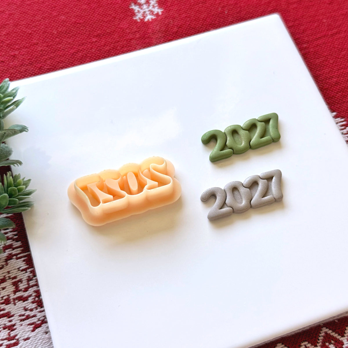 Year 2027 Polymer Clay Cutter