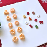 Christmas Miniatures Polymer Clay Cutter Set