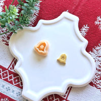 Holiday Bell with Snowflake Polymer Clay Cutter