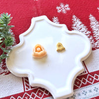 Holiday Bell with Snowflake Polymer Clay Cutter