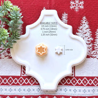 Winter Snowflake Polymer Clay Cutter