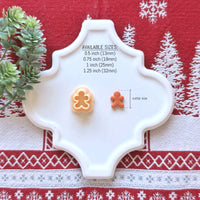 Gingerbread Man Polymer Clay Cutter