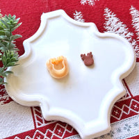 Reindeer Head Polymer Clay Cutter