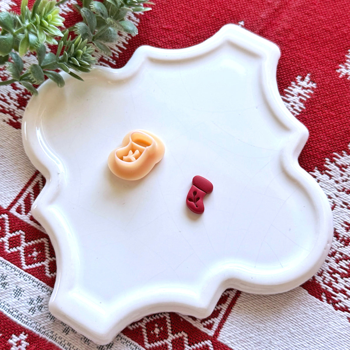 Holiday Stocking Polymer Clay Cutter