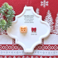 Classic Holiday Bow Polymer Clay Cutter
