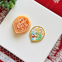 Stained Glass Nativity Polymer Clay Cutter