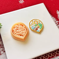 Stained Glass Nativity Polymer Clay Cutter