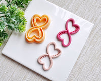 Twisting Infinity Heart Clay Cutter / Valentine's Day 2024