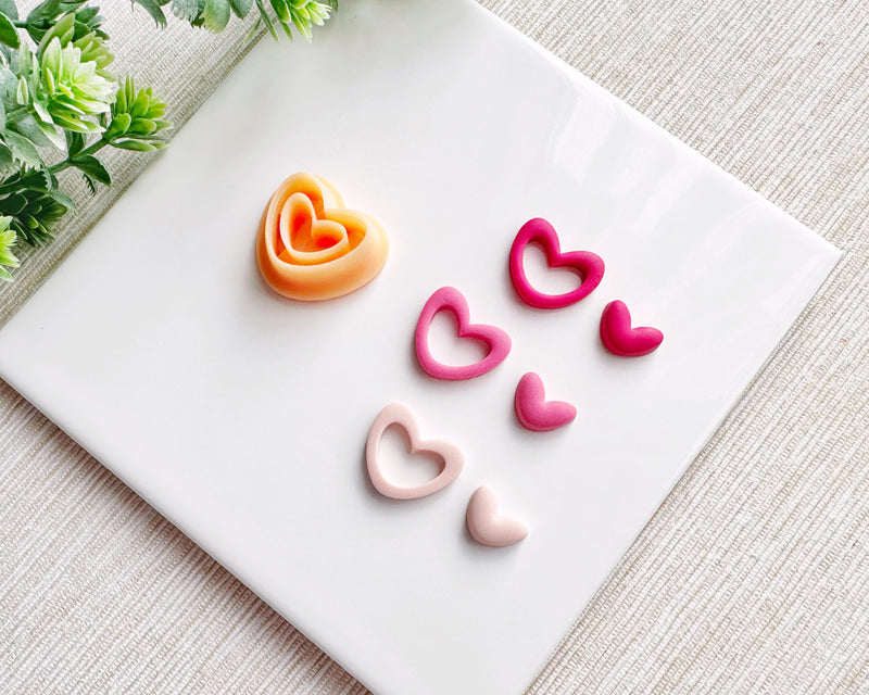 Heart Donut Clay Cutter / Valentine's Day 2024