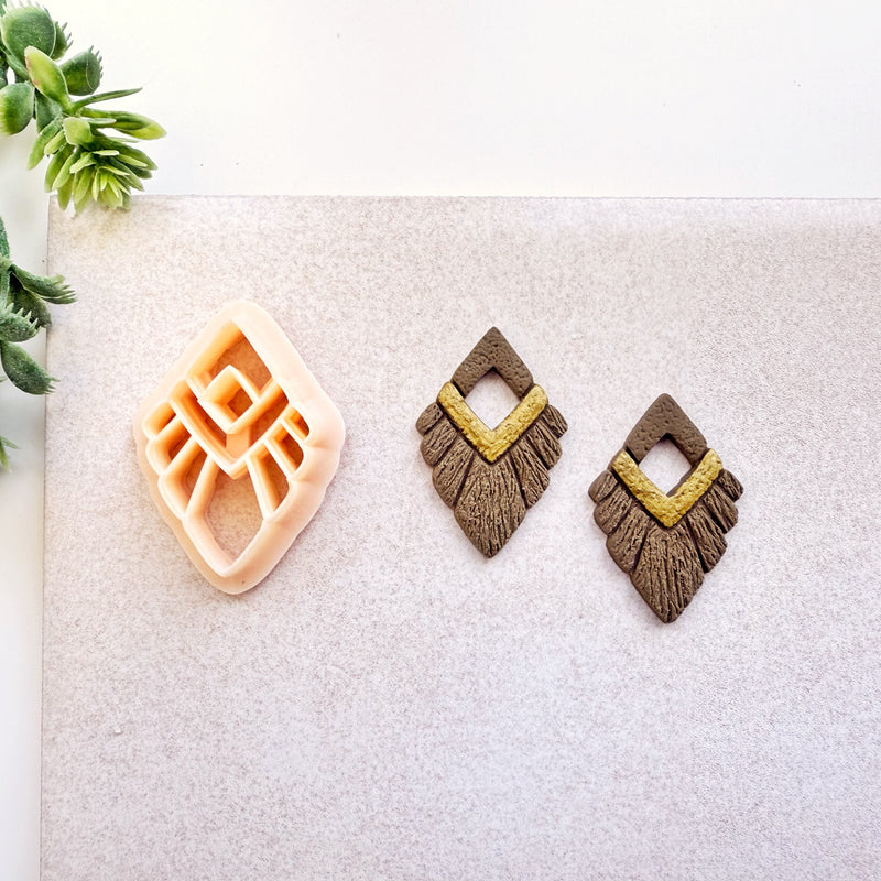 Macrame Crest Cutout Clay Cutter – Everyday Dangles