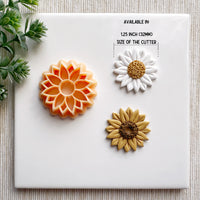 Sunflower/Daisy Spring Clay Cutter Set / Spring 2024