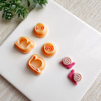 Snail Spring Clay Cutter Set of 4 / Spring 2024