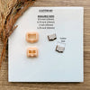 Open Book Clay Cutter Set | 2 Piece Fall & Back to School Earring Tool | 4 Sizes