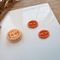 Trick or Treat Pumpkin Clay Cutter | Halloween 2025 Earring Tool | 3 Sizes