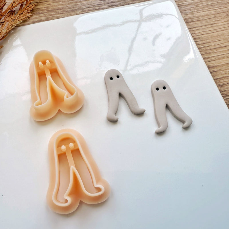 Fresno Nightcrawler Clay Cutter | Cryptid Earring Tool | Fall & Halloween 2025 | Optional Mirror