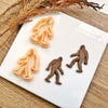 Bigfoot Clay Cutter | Cryptid Sasquatch Earring Tool | Fall Halloween 2025 | Optional Mirror | 2 Sizes