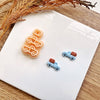 Pumpkin Truck Clay Cutter | Mirrored Earring Pair Tool | Fall 2025 | 3 Sizes