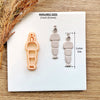 Pocong Clay Cutter – 2 Inch Ghost Earring Polymer Clay Tool