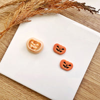 Jack-o'-Lantern Clay Cutter | Fall & Halloween 2025 Pumpkin Earring Tool