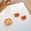 Jack-o'-Lantern Clay Cutter | Fall & Halloween 2025 Pumpkin Earring Tool