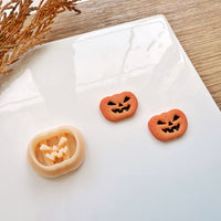 Jack-o'-Lantern Clay Cutter | Fall & Halloween 2025 Pumpkin Earring Tool