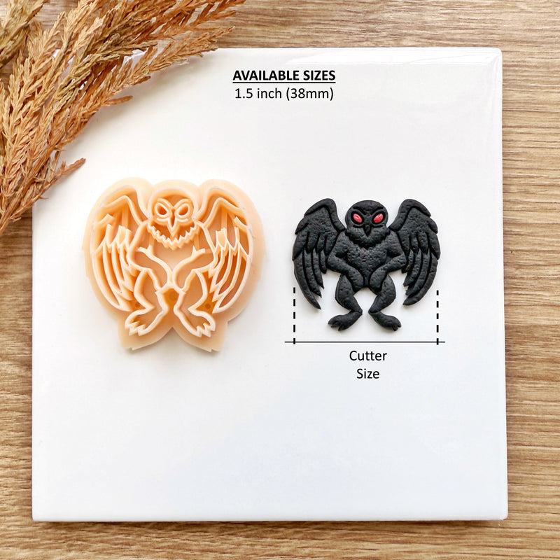Mothman Clay Cutter | Cryptid Earring Tool | Fall Halloween 2025 | Single Size