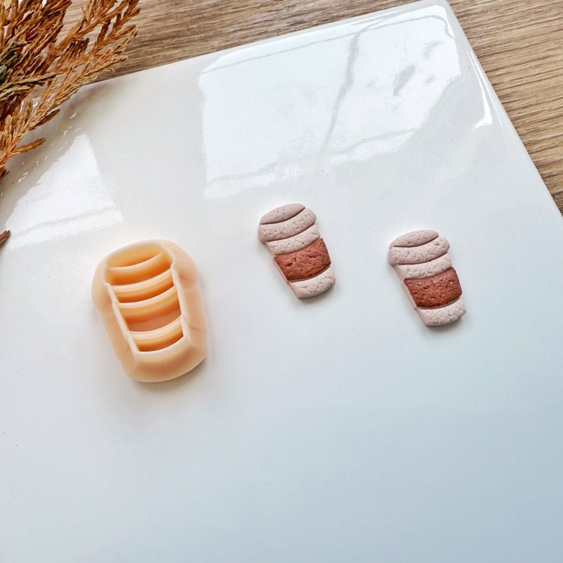 Takeaway Coffee Cup Clay Cutter | Fall & Halloween 2025 Earring Tool