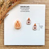 Candle Jar Clay Cutter | Heart Candle Fall & Halloween 2025 Earring Tool