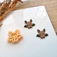 Bat Dog Clay Cutter | Halloween 2025 Earring Tool | Optional Mirror | 3 Sizes