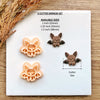 Bat Dog Clay Cutter | Halloween 2025 Earring Tool | Optional Mirror | 3 Sizes