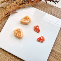 Pumpkin Pie Slice Clay Cutter | Fall & Halloween 2025 Earring Tool