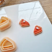 Pumpkin Pie Slice Clay Cutter | Fall & Halloween 2025 Earring Tool