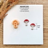 Mushroom Clay Cutter | Fall & Halloween 2025 Whimsical Earring Tool