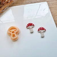 Mushroom Clay Cutter | Fall & Halloween 2025 Whimsical Earring Tool