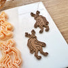 Wendigo Clay Cutter | Cryptid Polymer Clay Cutter | 1.75 inch Earring Tool | Optional Mirror | Fall Halloween 2025