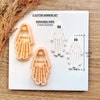 Spooky Ghost Clay Cutter | 2 Inch Polymer Clay Earring Tool | Halloween 2025 Ghost Design | Optional Mirror