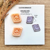 Spellbook Clay Cutter | Witchy Earring Tool | Halloween 2025 | Optional Mirror | 2 Sizes
