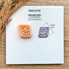Spellbook Clay Cutter | Witchy Earring Tool | Halloween 2025 | Optional Mirror | 2 Sizes