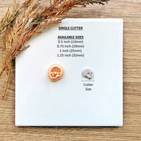 Side View Skull Clay Cutter | Halloween 2025 Earring Tool | Optional Mirror Set