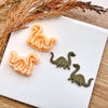 Loch Ness Monster Clay Cutter | 1.25 Inch Polymer Clay Earring Tool | Cryptid Halloween Fall 2025 | Optional Mirror