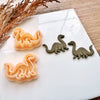Loch Ness Monster Clay Cutter | 1.25 Inch Polymer Clay Earring Tool | Cryptid Halloween Fall 2025 | Optional Mirror