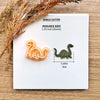 Loch Ness Monster Clay Cutter | 1.25 Inch Polymer Clay Earring Tool | Cryptid Halloween Fall 2025 | Optional Mirror