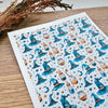Witch Hat & Potion Polymer Clay Transfer Sheet – Halloween Magic Theme (3.9"x5")