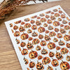 Jack-o'-Lantern Polymer Clay Transfer Sheet – Halloween Pumpkin Faces Design