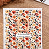 Autumn Florals Polymer Clay Transfer Sheet – Fall Floral Pattern for Earrings & Jewelry