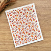 Candy Corn Polymer Clay Transfer Sheet – Halloween Sweets Pattern (3.9"x5")
